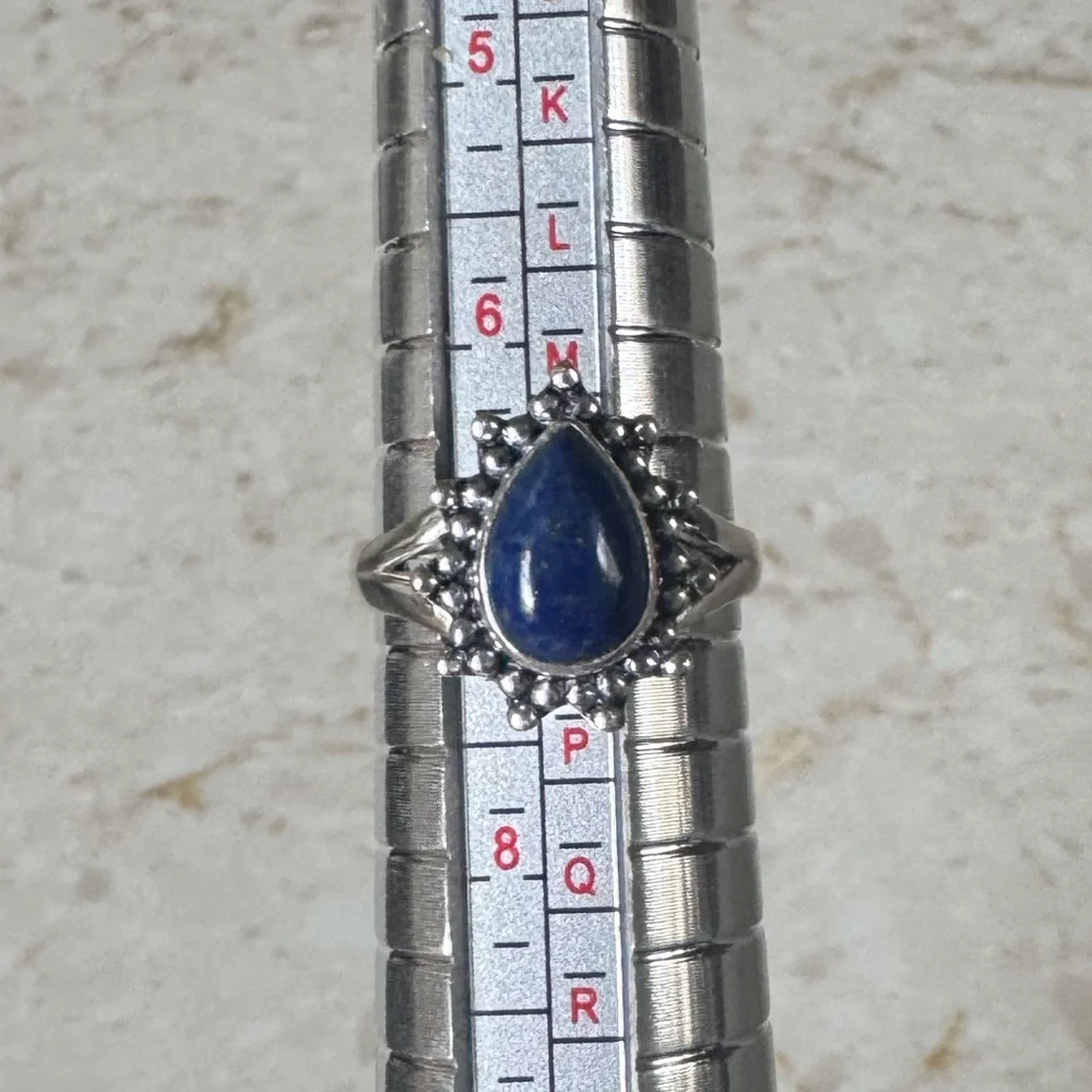 NWOT Sundance Inky Harbor Ring, Lapis Lazuli, Sterling Silver